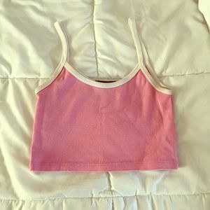SOLD ON DEPOP brandy melville bubblegum pink tank